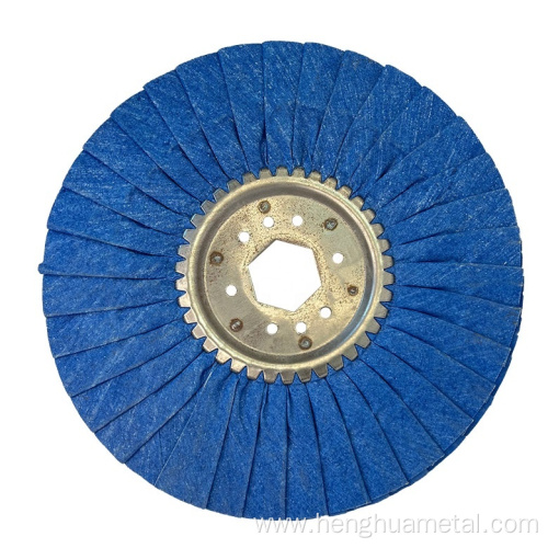 FOLD BLUE AIR BUFFING WHEEL